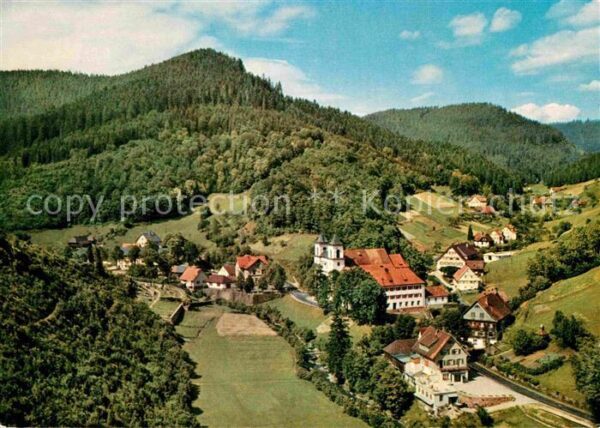 Bad Rippoldsau Schwarzwald Klösterle Fliegeraufnahme