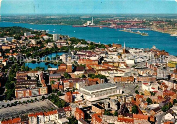 Kiel Innenstadt Landeshauptstadt Fliegeraufn
