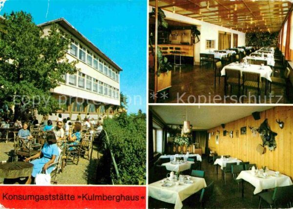 Saalfeld Saale Konsum Gaststätte Kulmberghaus Gnomenba