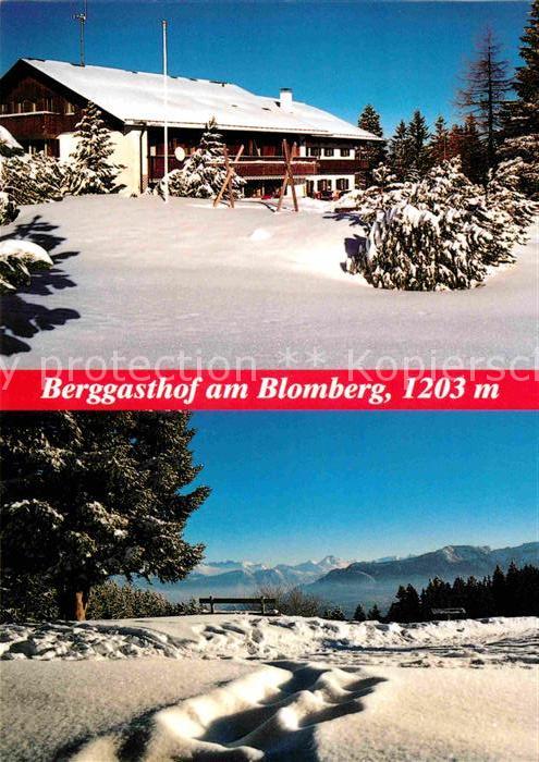 Bad Toelz Berggasthof am Blomberg Winterpanorama