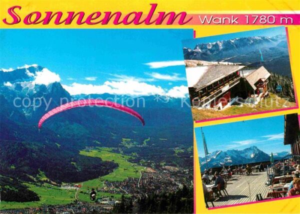 Garmisch-Partenkirchen Aussichtsrestaurant Sonnenalm auf dem W