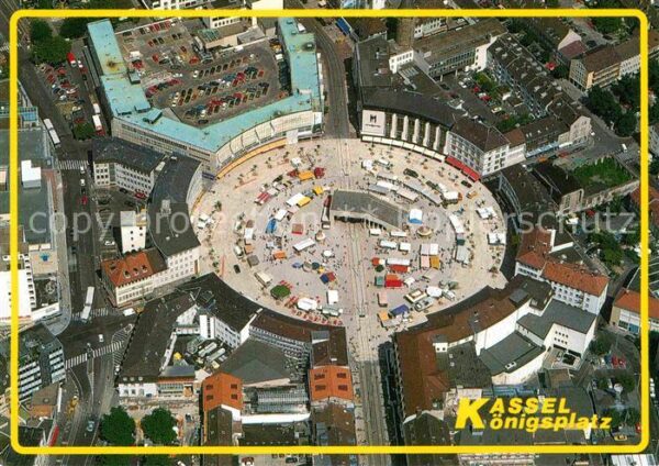Kassel Königsplatz Fliegeraufnahme