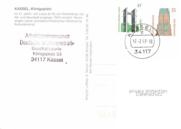 Kassel Königsplatz Fliegeraufnahme – Bild 2