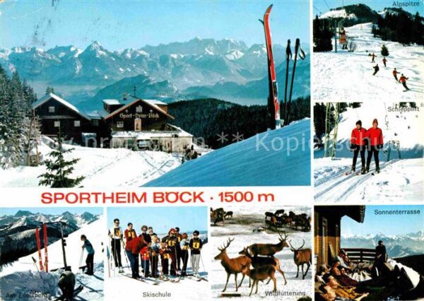 Nesselwang Wintersportplatz Sportheim Böck Skischu