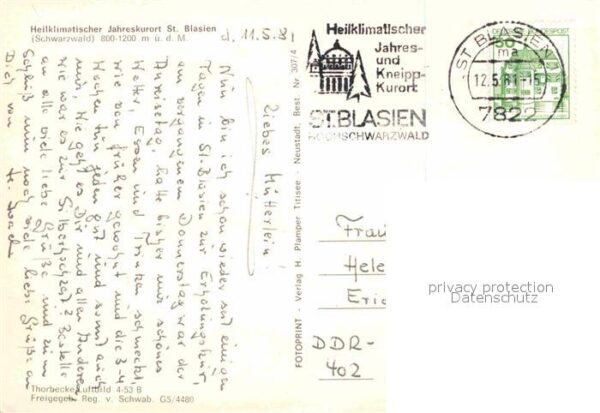 St Blasien Heilklimatischer Jahreskurort im Schwar – Bild 2