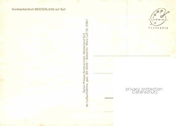 Westerland Sylt Nordseeheilbad Fliegeraufnahme – Bild 2