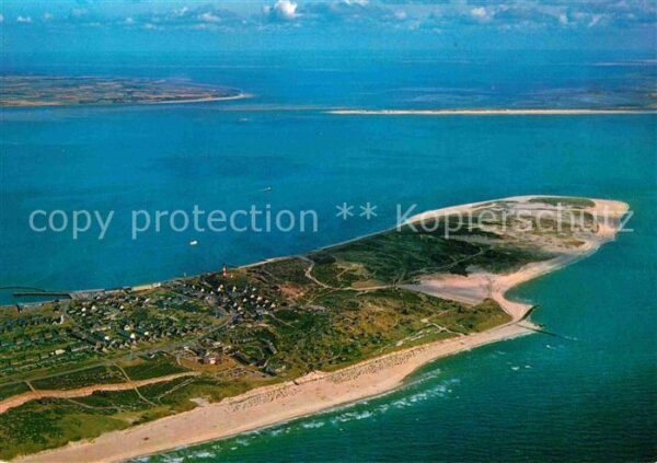 Insel Sylt Südspitze der Insel im Hintergrund Inse