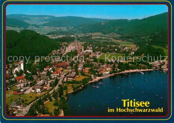 Titisee Schwarzwald Fliegeraufnahme