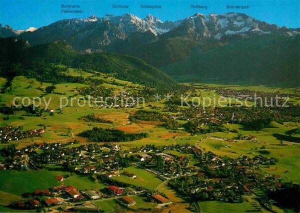 Pfronten mit Köllespitze Rossberg und Brentenjoc