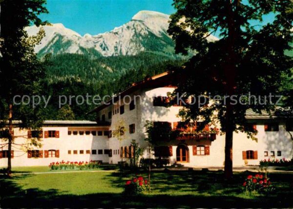 Schoenau Berchtesgaden Eisenbahner Erholungsheim Haus Hubertus