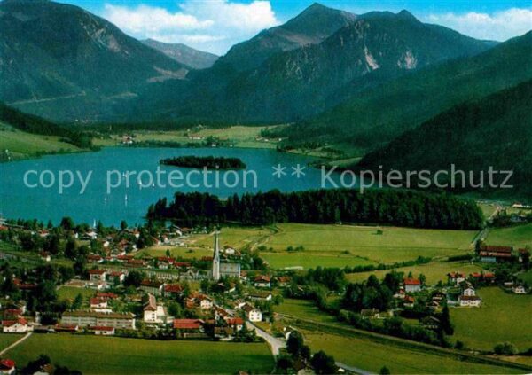 Schliersee mit Jägerkamp und Brecherspitze Bayeris