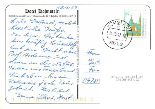 Neustadt Harz Hotel Hohnstein Fachwerkhaus – Bild 2