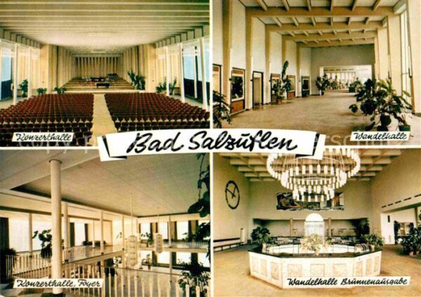 Bad Salzuflen Konzerthalle Foyer Wandelhalle Brunnen