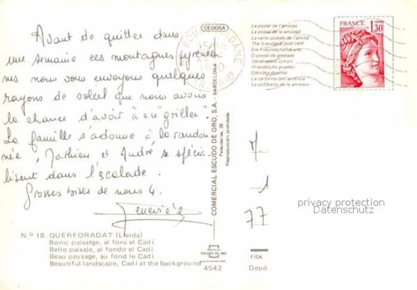 Querforadat Paisaije al fondo el Cadi – Bild 2