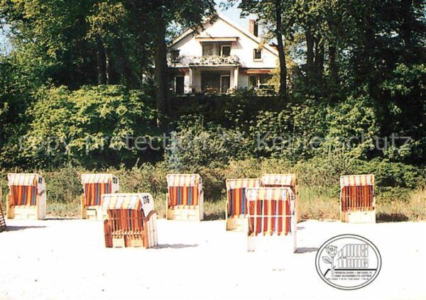 Scharbeutz Ostseebad Haus am Hang Pension garni Strandkörbe