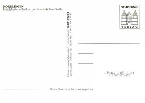 Noerdlingen Mittelalterliche Stadt an der Romantisc – Bild 2
