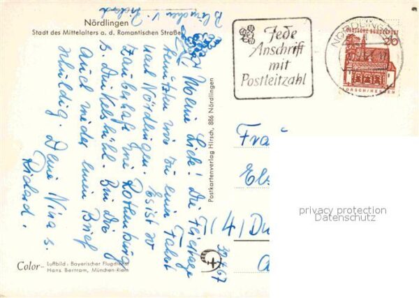 Noerdlingen Stadt des Mittelalters an der Romantisc – Bild 2