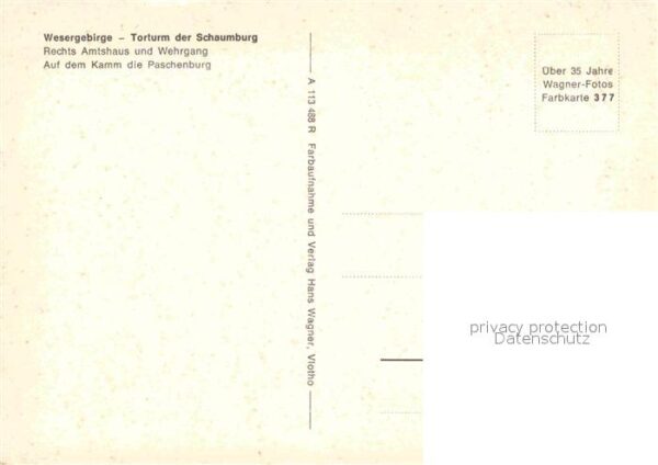 Paschenburg Deckbergen Torturm der Schaumburg Amtshaus Wehrgan – Bild 2