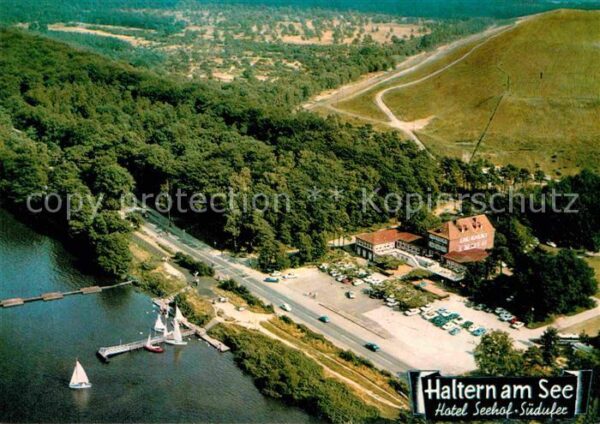 Haltern See Fliegeraufnahme Hotel Seehof