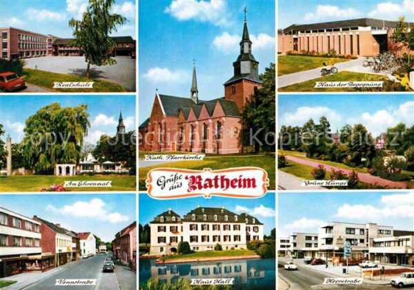 Ratheim Ehrenmal Pfarrkirche Haus-Hall Heerstra