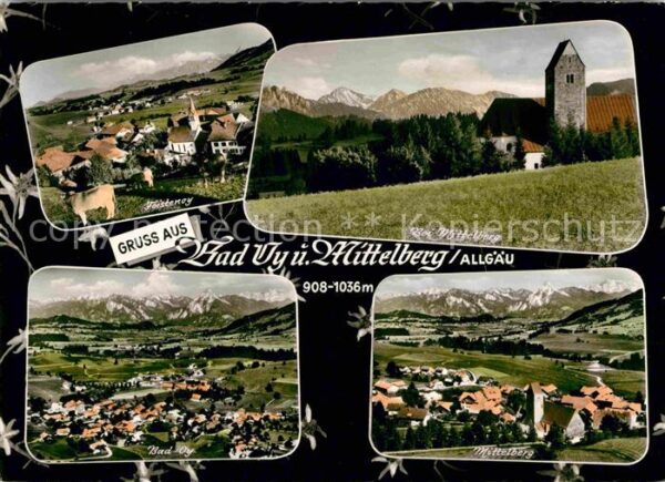 Mittelberg Oy Kirchenpartie Fliegeraufnahme Feistenay