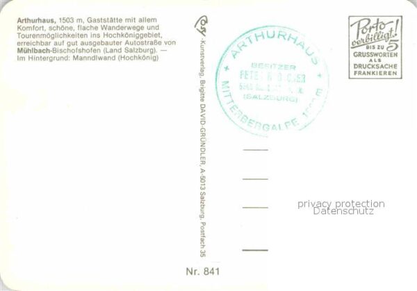 Bischofshofen Mühlbach Arthurhaus – Bild 2
