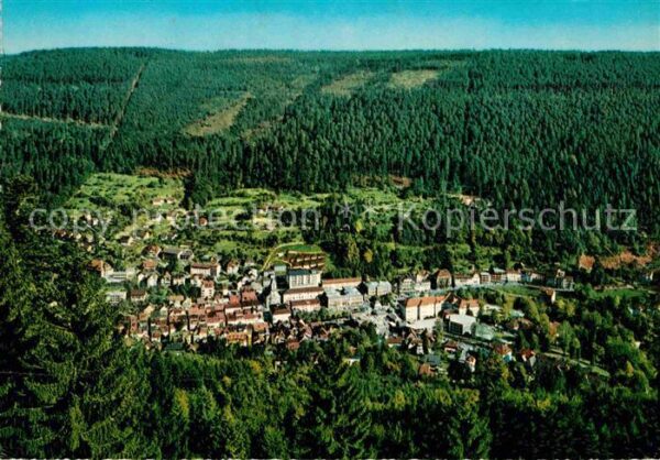Wildbad Schwarzwald Blick vom Sommerberg