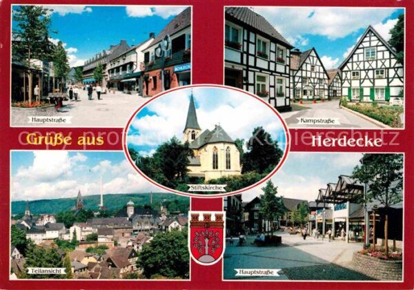 Herdecke Ruhr Hauptstrasse Kampstrasse Stiftskirche