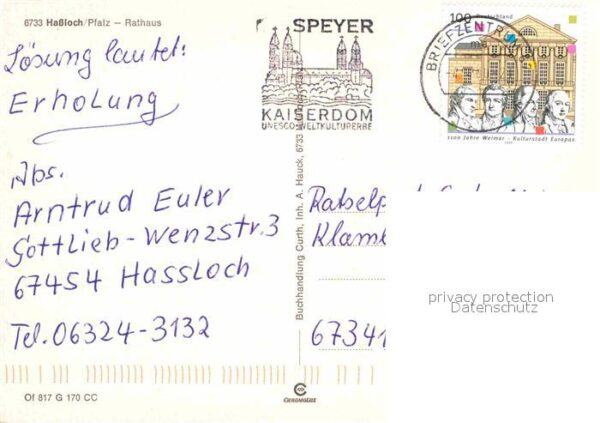 Hassloch Pfalz Rathaus – Bild 2