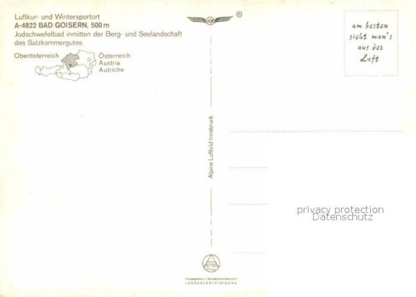 Bad Goisern Salzkammergut Fliegeraufnahme – Bild 2
