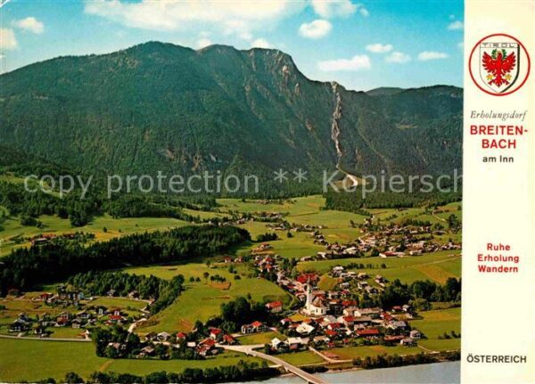 Breitenbach Inn Fliegeraufnahme mit Kienberg und Brande