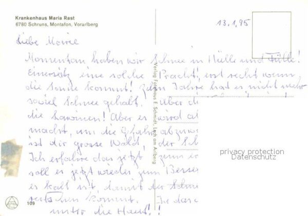 Schruns Vorarlberg Krankenhaus Maria Rast – Bild 2