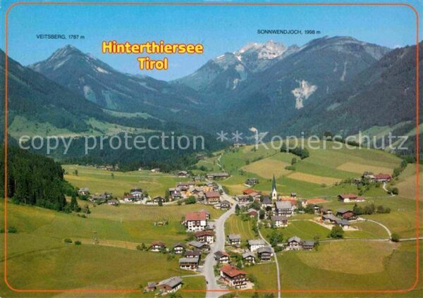 Hinterthiersee Fliegeraufnahme