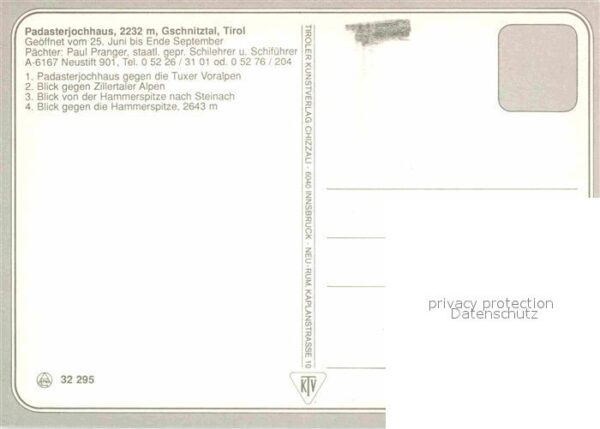 Gschnitz Tirol Padasterjochhaus im Gschnitztal – Bild 2