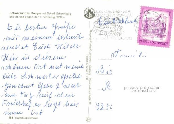 Schwarzach Pongau Fliegeraufnahme mit Schloß Schermberg u – Bild 2