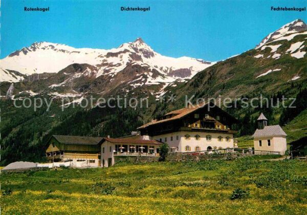 Matrei Osttirol Tauernhaus mit Rotenkogel Dichtenkogel