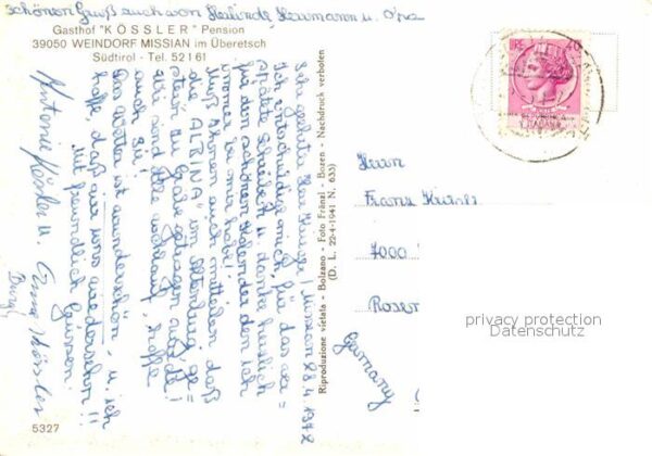 Missian Bozen Weindorf Gasthof Kössler – Bild 2