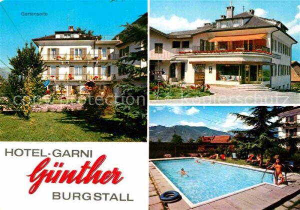 Burgstall Meran Hotel Garni Günther Pool