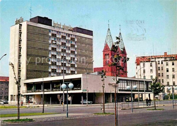 Maribor Marburg Drau Ortspartie mit Kirche