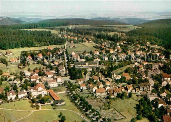 Hahnenklee-Bockswiese Harz Fliegeraufnahme