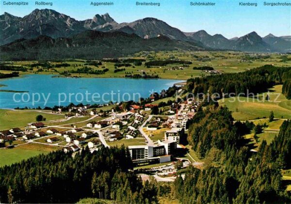Hopfen See Fliegeraufnahme Kurhotel und Kurklinik