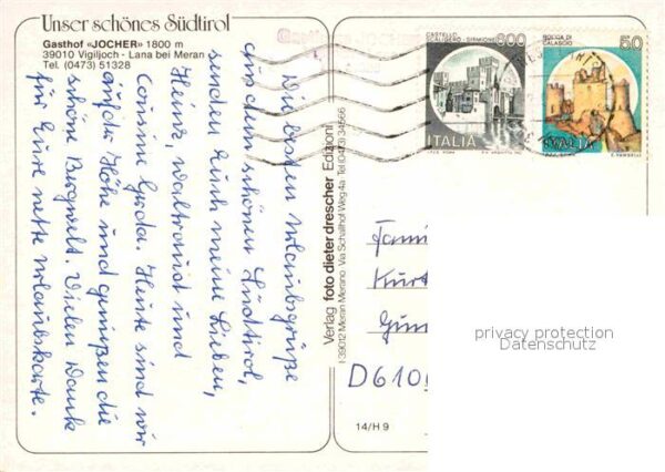Vigiljoch Gasthof Jocher – Bild 2