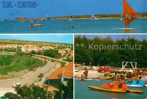 Zadar Zadra Zara JTP Turisthotel Tretboote Strand