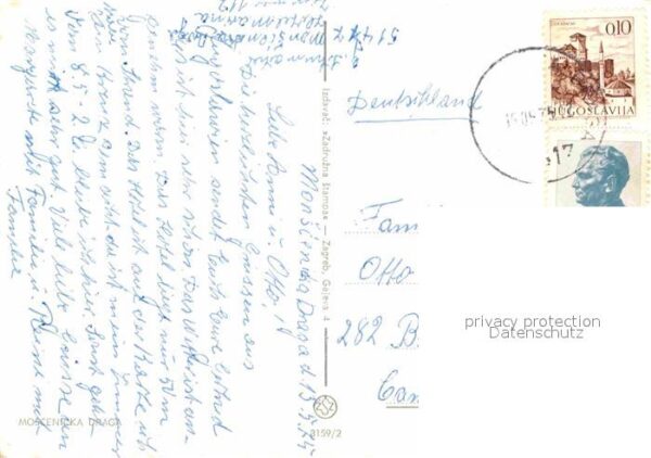 Moscenicka Draga Kroatien Fliegeraufnahme Ortspartie – Bild 2