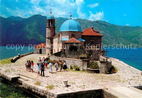 Perast Montenegro Otok Gospa od Skrpjela