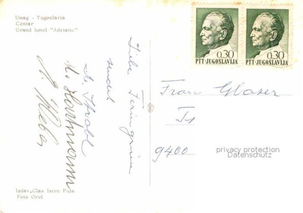 Umag Umago Istrien Centat Grand-Hotel-Adriatic – Bild 2