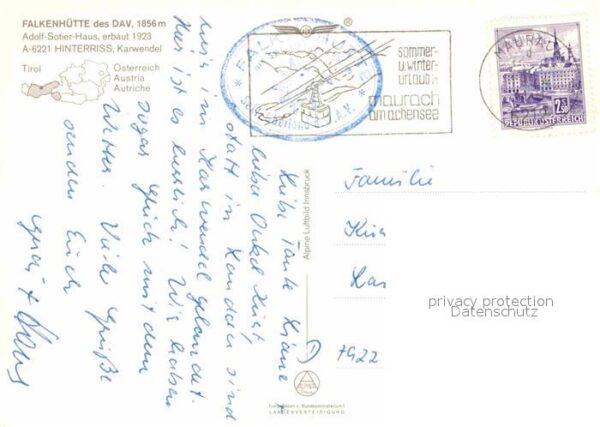 Falkenhuette Adolf Sotier-Haus Hinterriss – Bild 2