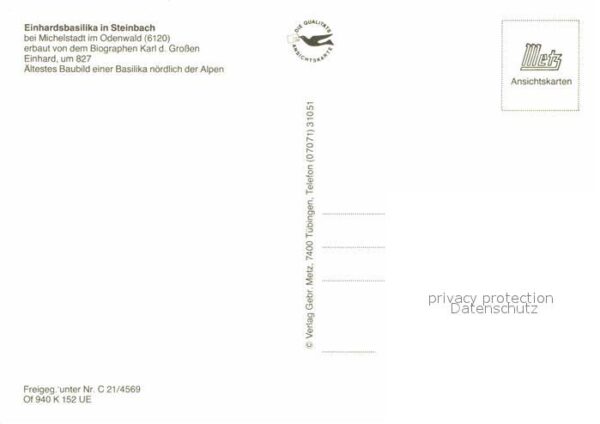 Michelstadt Fliegeraufnahme Einhardsbasilika in Ste – Bild 2