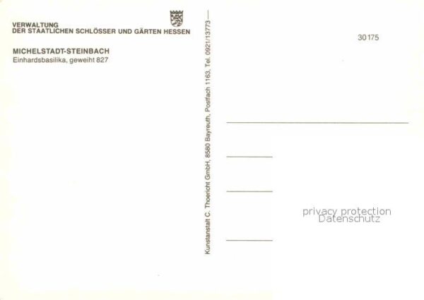 Steinbach Michelstadt Fliegeraufnahme Einhardsbasilika – Bild 2