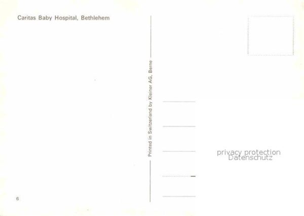 Bethlehem Yerushalayim Fliegeraufnahme Caritas Baby Hospital – Bild 2